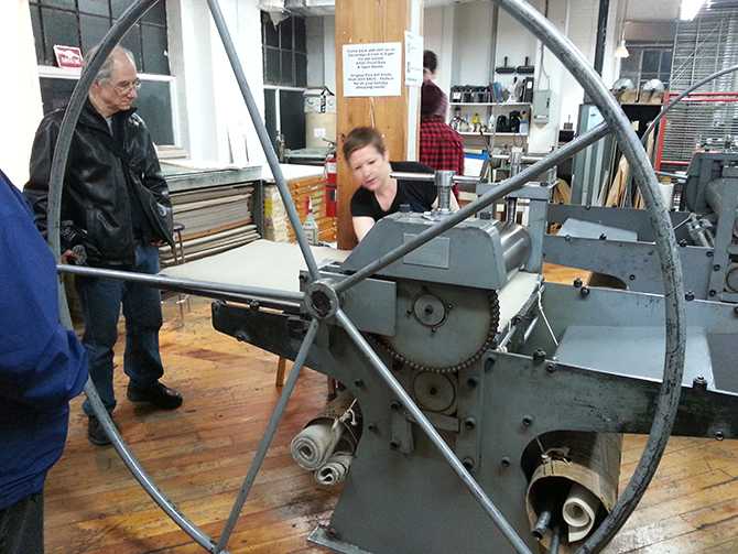 printmaking press